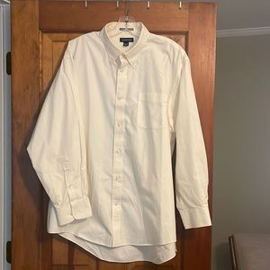 Lands’ End no iron pinpoint oxford men’s dress shirt